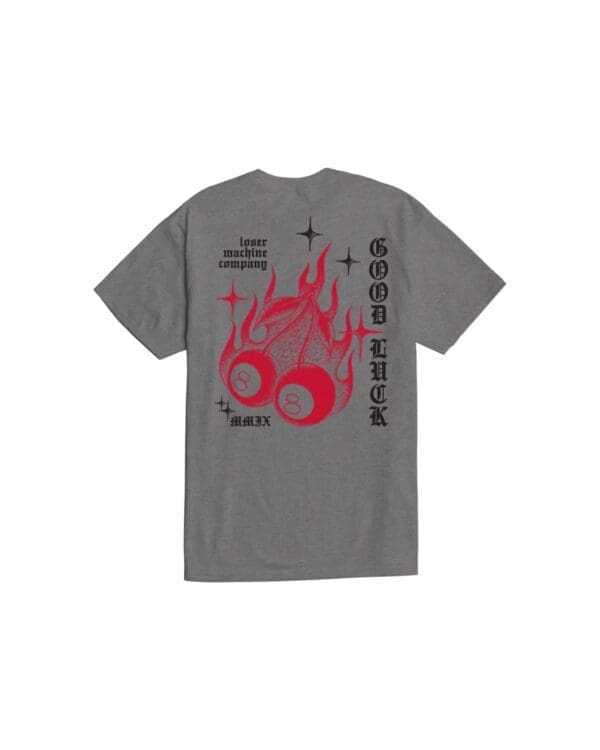 LMC 8 BALLZ T-SHIRT HEATHER GREY