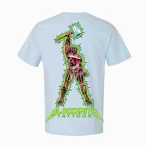 THE ELECTRIC MAN TEE CHAMBRAY