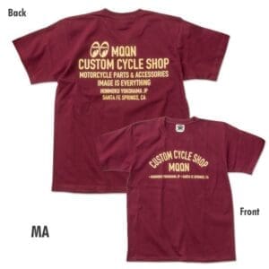 MOON Custom Cycle Shop Burgundy