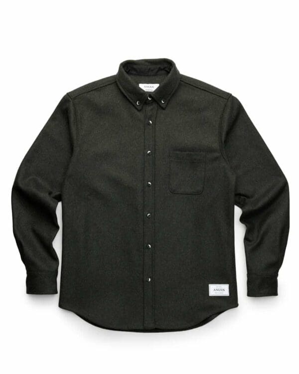 The Modern Melton Wool - OLIVE -