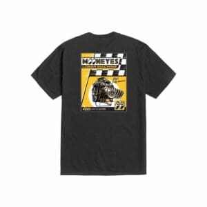 LMC x MOONEYES SHOP MANUAL T-SHIRT BLACK